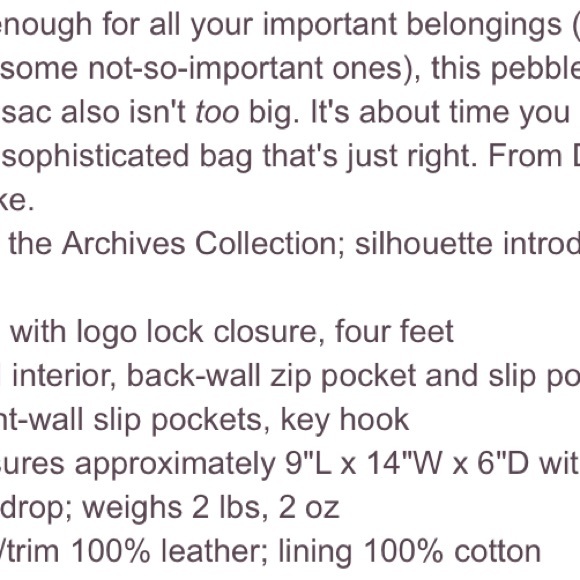 Dooney & Bourke Pebble Logo Lock Large Sac in natural. - Picture 15 of 15